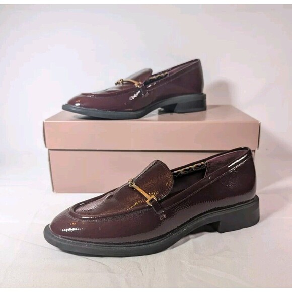 Sarto by Franco Sarto Eda 3 Slip-On Loafer in Dark Burgundy 6M‎ 8W - Picture 1 of 16